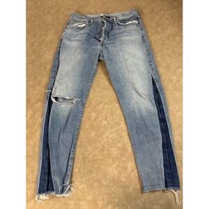 Citizens of Humanity Womens Liya High Rise Classic Crop USA Made Blue Jeans 29